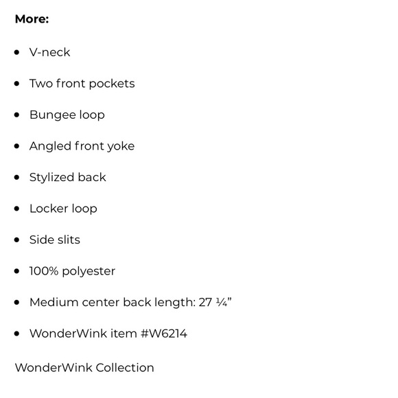 WonderWink Scrub Top - Picture 8 of 9